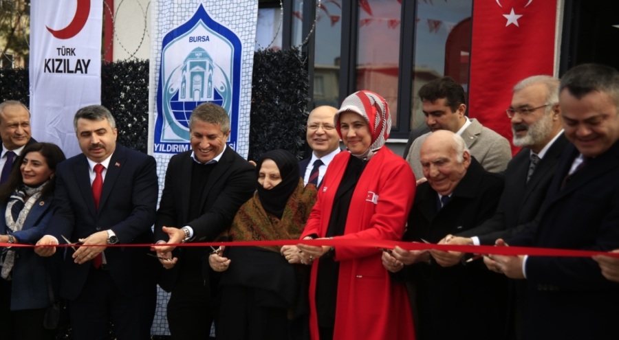 Türk Kızılay 45'inci aşevini Yıldırım'da açtı