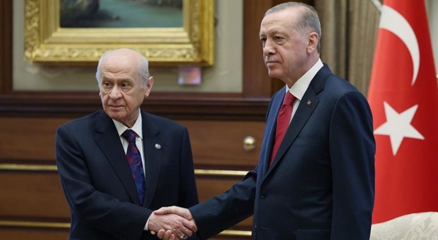 Cumhurbaşkanı Erdoğan ve Devlet Bahçeli'nin görüşmesi başladı