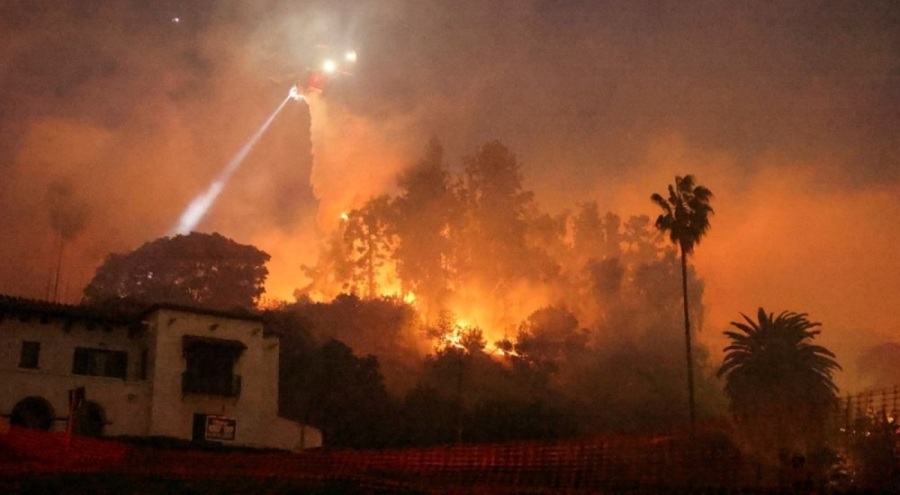 Los Angeles'ta yangın faciası!