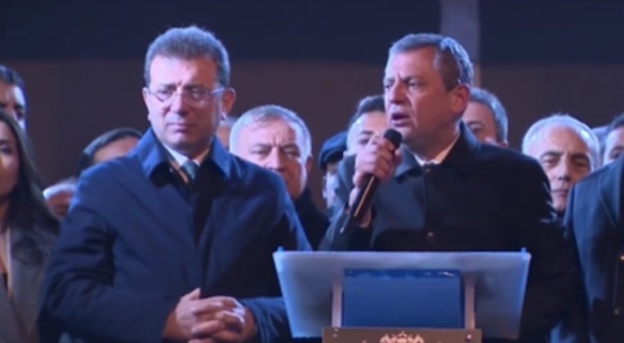 Özgür Özel ve Ekrem İmamoğlu Beşiktaş'ta: 'Birlikte hesabını verecekler, ant içiyoruz'