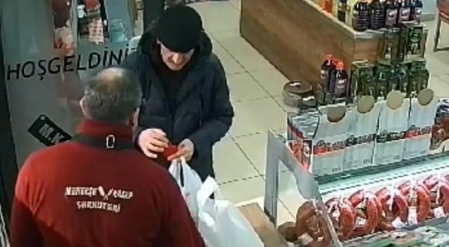 Sahte altınla kasaptan 7 kilo et satın aldı