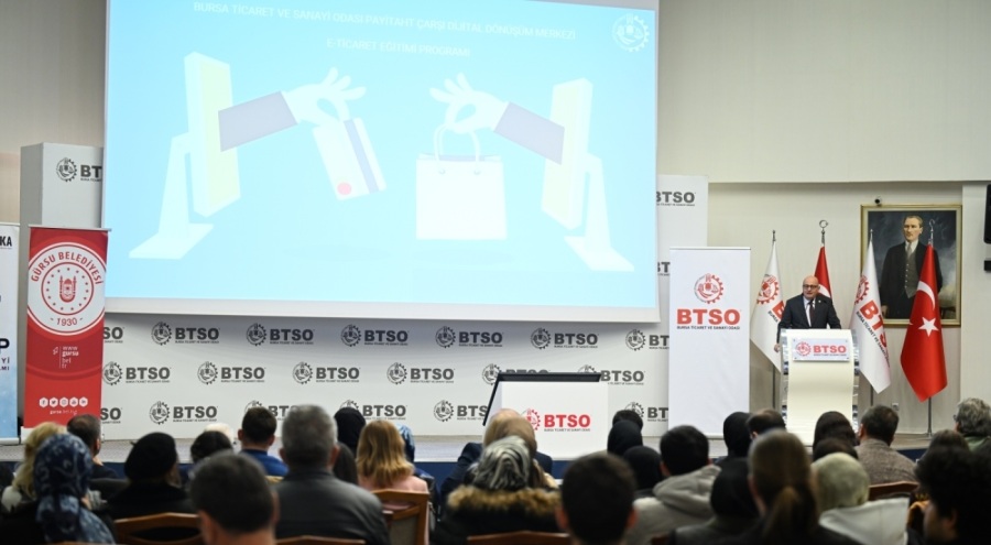 BTSO'dan 'Payitaht Çarşı Dijital Dönüşüm Merkezi E-Ticaret Eğitim Programı' toplantısı