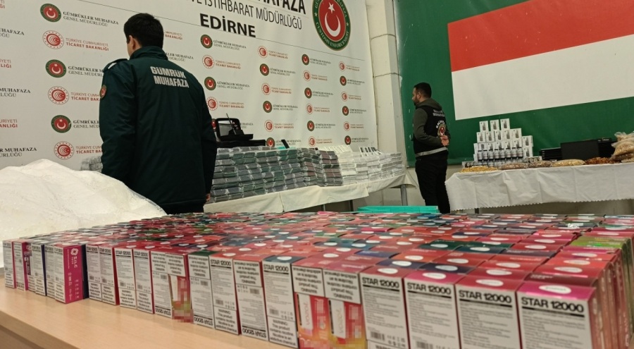 Kapıkule'de son 1 haftada milyonlarca lira değerinde kaçak eşya ele geçirildi