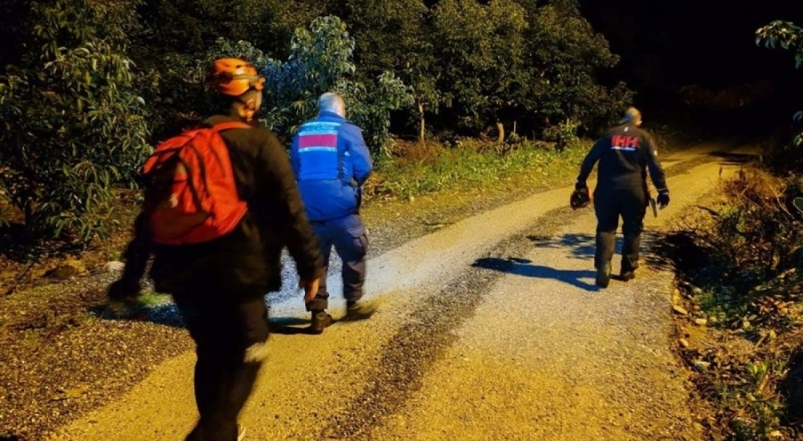 Misafirliğe geldiği evin önünde kayboldu!