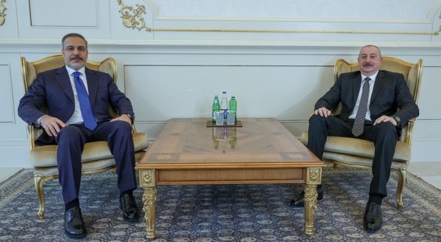Bakan Fidan, Azerbaycan Cumhurbaşkanı Aliyev tarafından kabul edildi