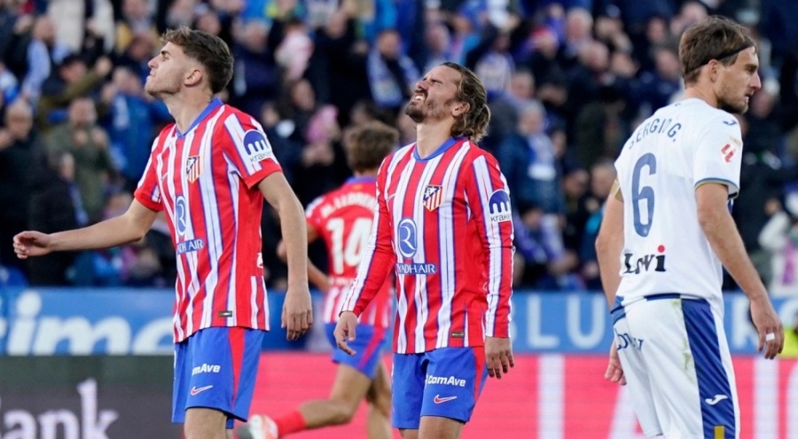 Atletico Madrid, Leganes'e 1-0 mağlup oldu