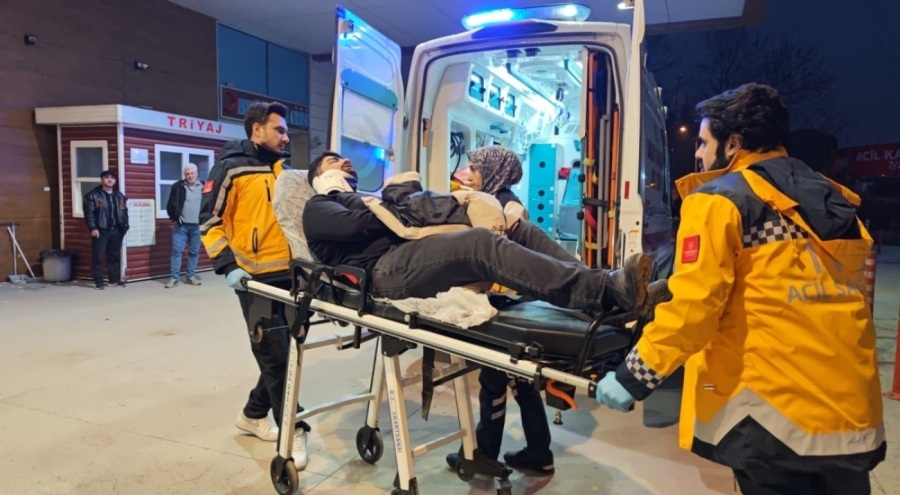 Bursa'da otomobille motosiklet çarpıştı
