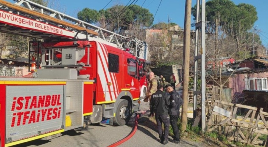 Patlayan tüp gecekonduyu küle çevirdi