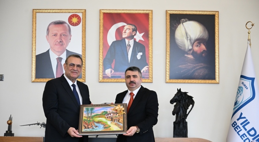 Yıldırım Belediye Başkanı Yılmaz, Hak ve Özgürlükler heyetini ağırladı