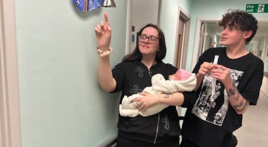 Hamile olduğunu öğrendikten 40 dakika sonra doğum yaptı