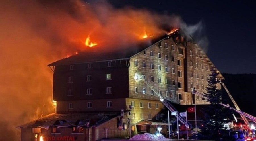 Yangın faciasının yaşandığı Grand Kartal Otel'den ilk açıklama!