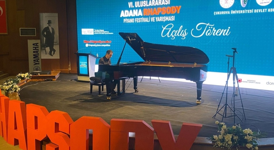 'Uluslararası Adana Rhapsody Piyano Festivali ve Yarışması' başladı