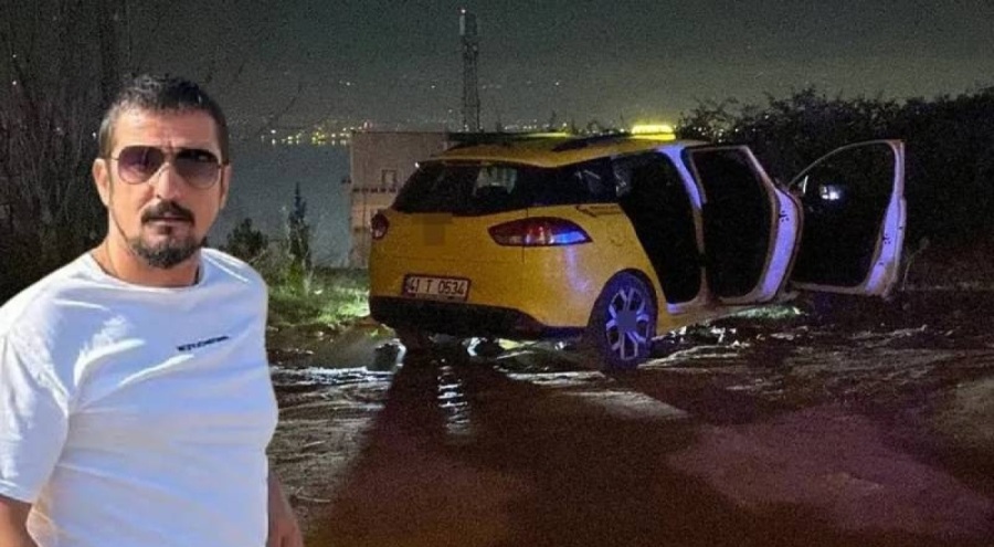 Taksici boğazı kesilerek öldürüldü