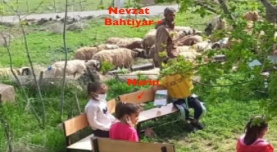 Nevzat Bahtiyar ve Narin aynı karede