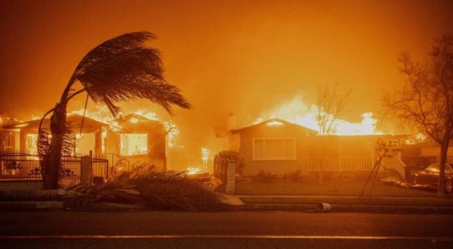Los Angeles'ta yeni yangın çıktı!