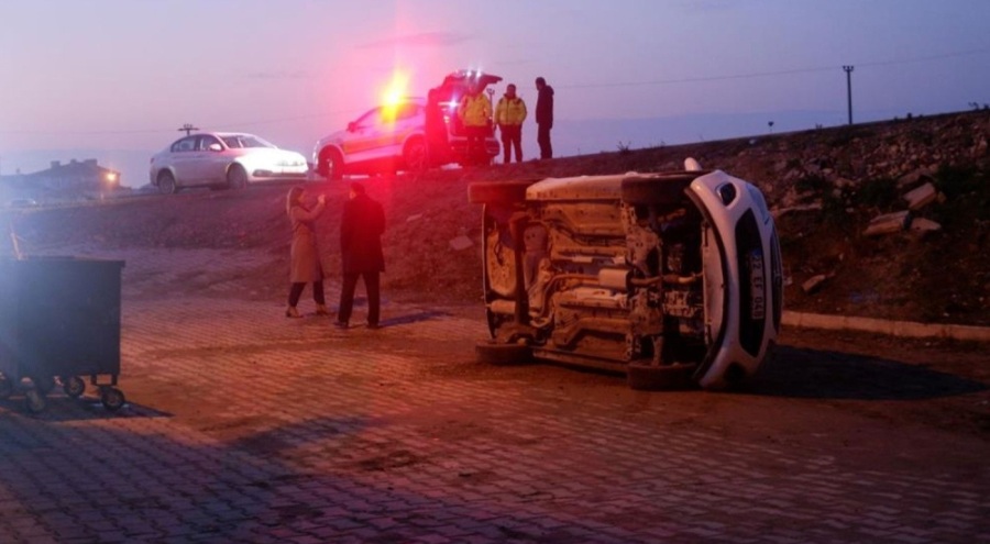 Feci kazada emniyet kemeri hayatını kurtardı