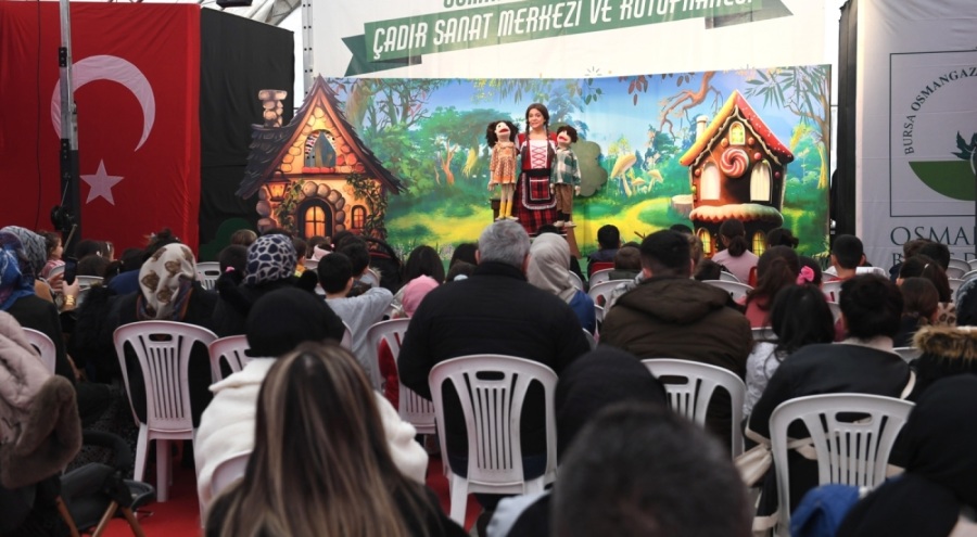 Osmangazi'de Hansel ile Gretel çocuklar için sahnelendi