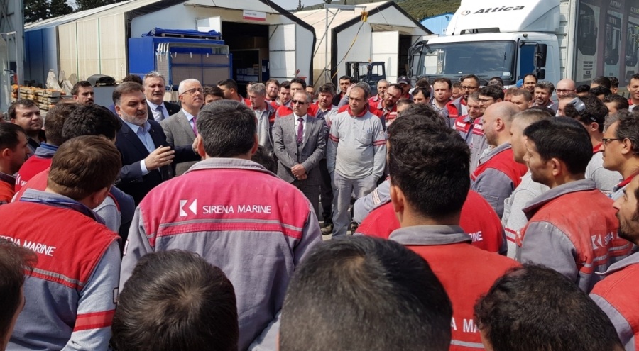 Bursa'da Sirena Marine yat fabrikasında grev için geri sayım başladı