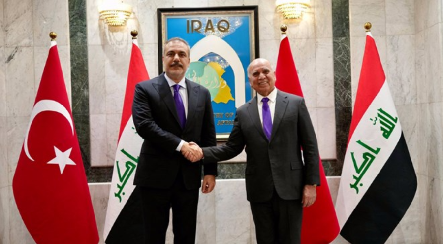 Dışişleri Bakanı Fidan, Iraklı mevkidaşı Hüseyin ile bir araya geldi