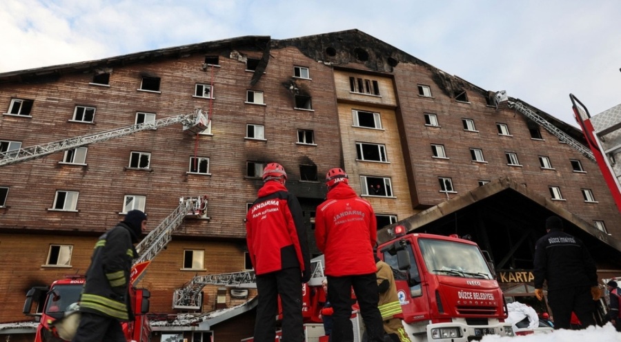 Kartalkaya'daki yangın soruşturmasında 1 kişi serbest bırakıldı