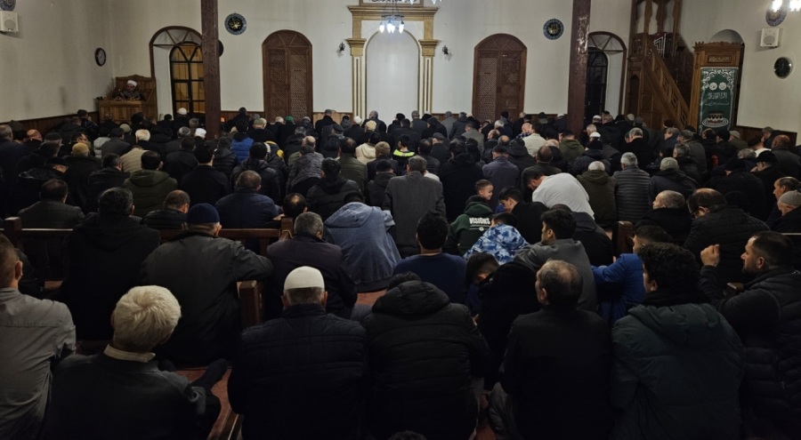 Bursa ve çevre illerde Miraç Kandili programı düzenlendi