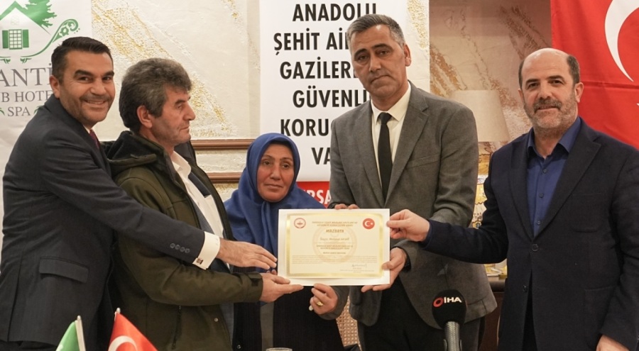 Anadolu Şehit Aileleri Gazileri ve Güvenlik Korucuları Vakfı ilk şubesini Bursa'da açacak