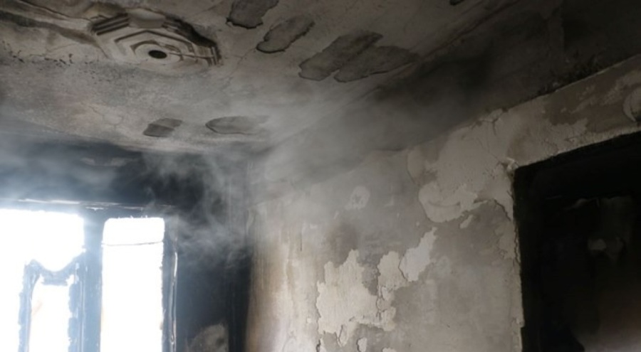 Bodrum katta yangın panik yarattı!