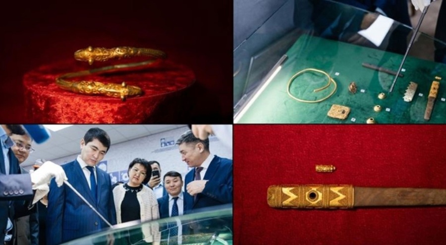 Kazakistan'da  tarihi yüzyıllar öncesine dayanan eserler gün yüzüne çıkarıldı
