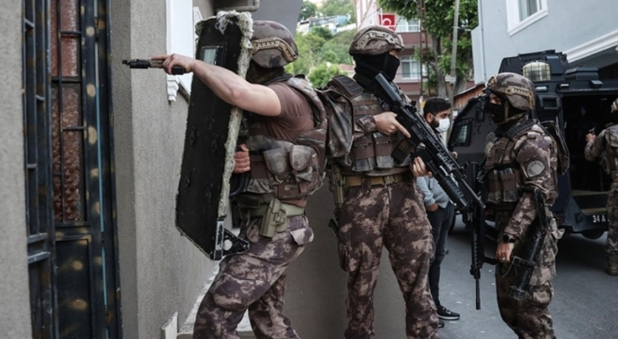 DEAŞ terör örgütüne yönelik operasyonlarda 100 şüpheli yakalandı