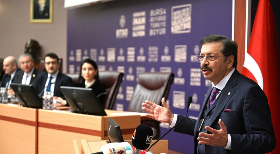 BTSO'nun konuğu Rifat Hisarcıklıoğlu oldu