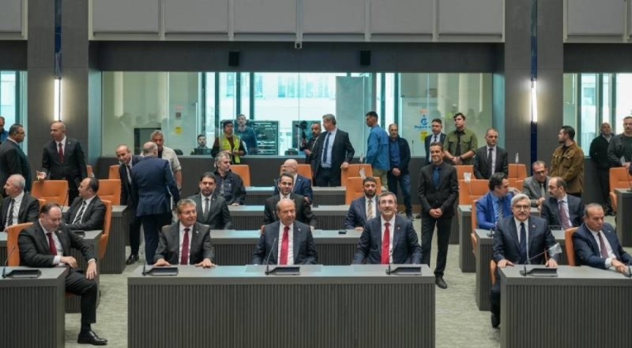 Cumhurbaşkanı Yardımcısı Yılmaz'dan KKTC'de Cumhurbaşkanlığı Yerleşkesi'ne ziyaret