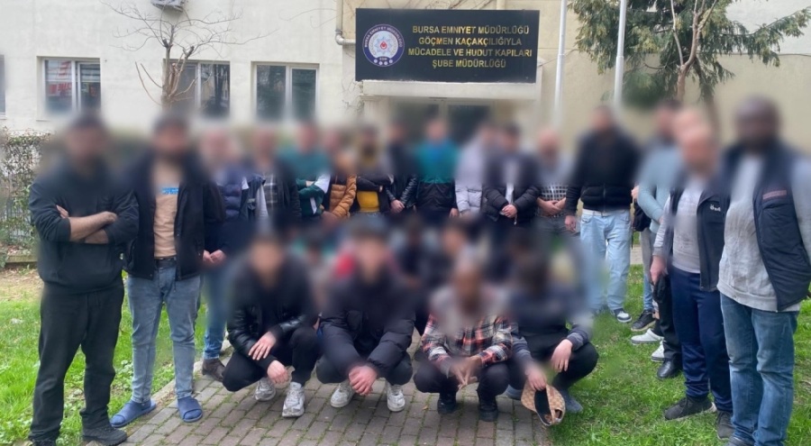 Bursa'da kaçak göçmen çalıştıran iş yerine baskın