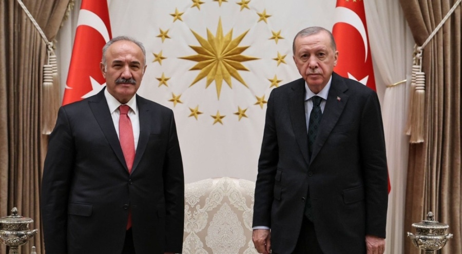 Cumhurbaşkanı Erdoğan, MGK Genel Sekreteri Hacımüftüoğlu'nu kabul etti