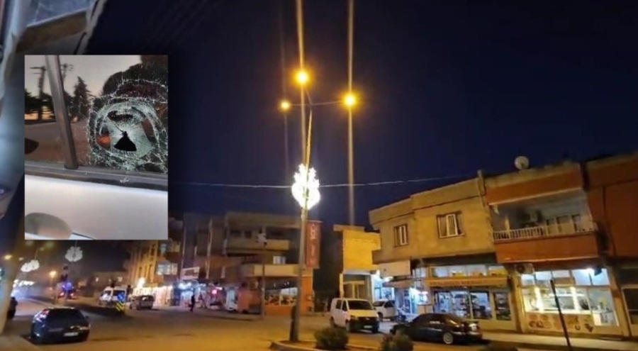 Suriye'den gelen yorgun mermi Gaziantep'te bir araca isabet etti