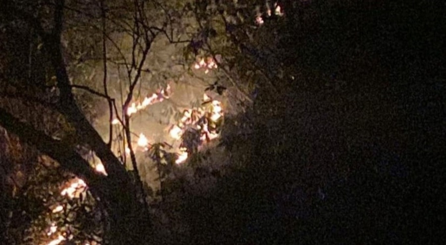 Rize'de korkutan yangın!