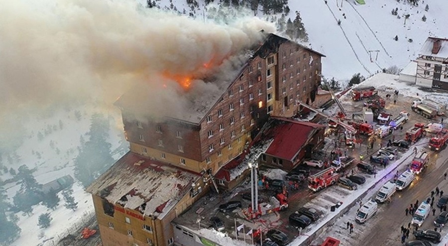 Kartalkaya'daki otel yangınının ayrıntılı hasar tespit raporu savcılığa sunuldu