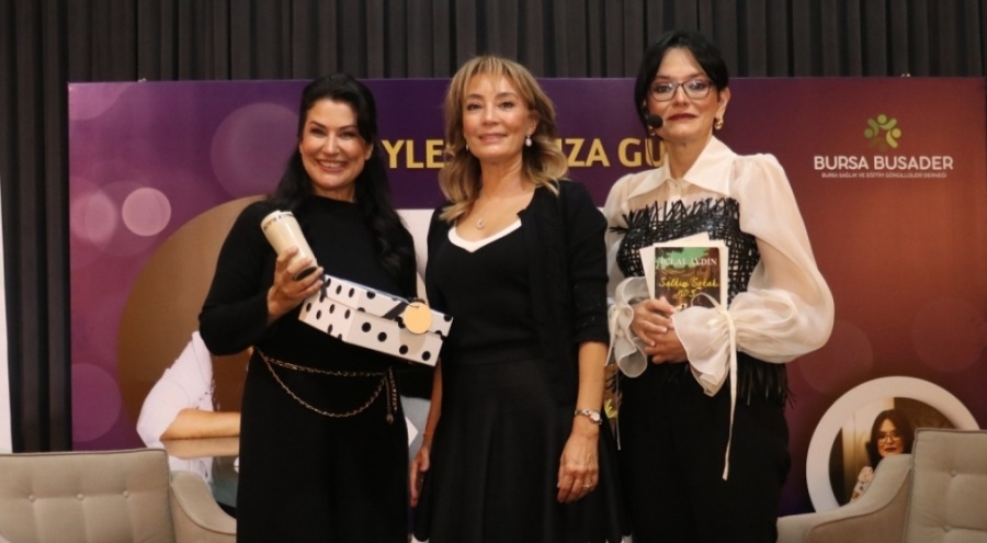 Yazar İclal Aydın BUSADER üyeleriyle buluştu