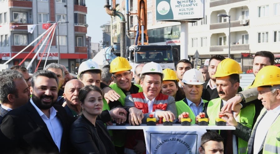 Osmangazi Belediyesi Atatürk Evi'nin temelini attı