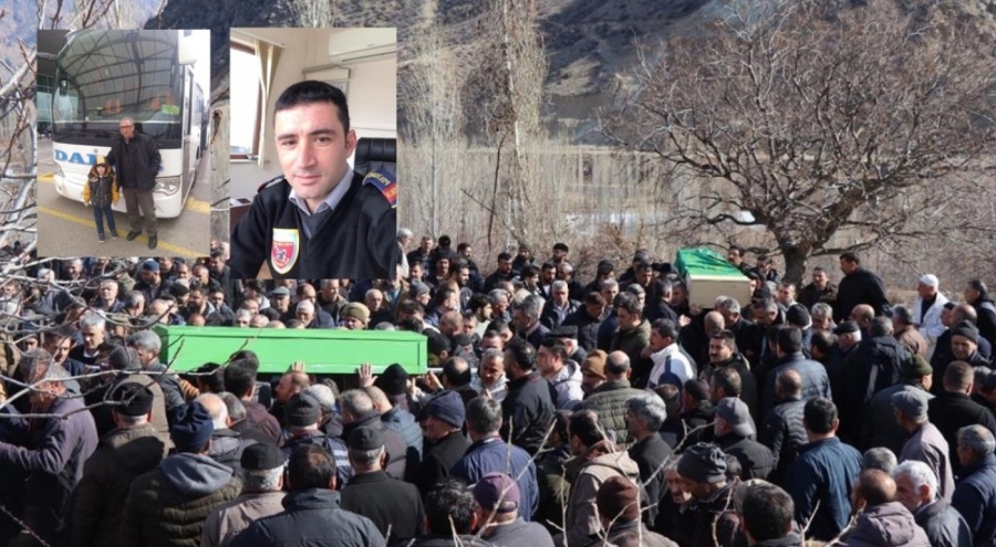 Amca-yeğen aynı gün toprağa verildi