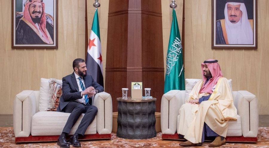 Suriye Cumhurbaşkanı Şara, ilk yurt dışı ziyareti kapsamında Suudi Arabistan'da