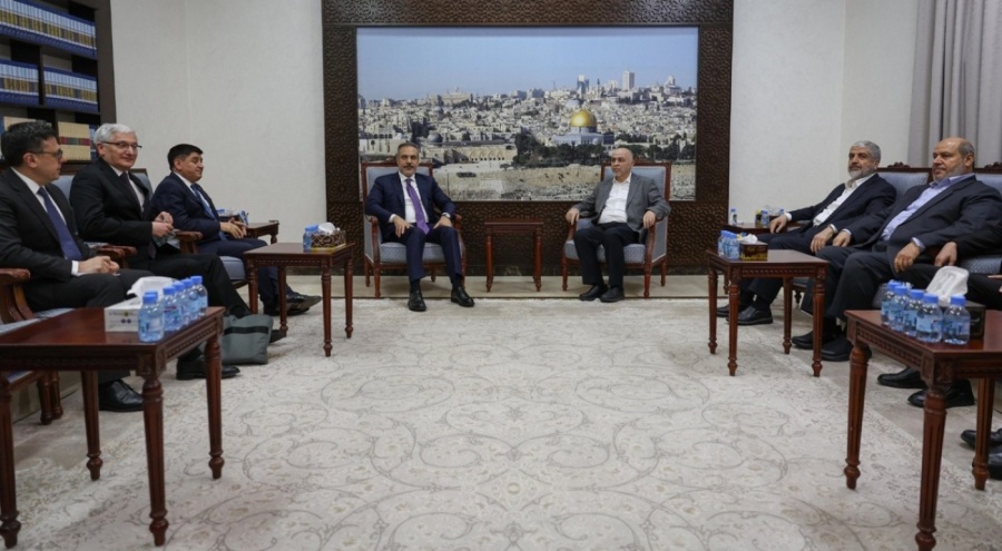 Bakan Fidan, Hamas Siyasi Büro üyeleri ile görüştü