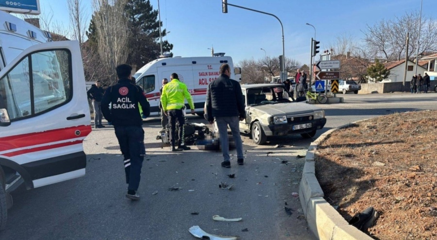 Feci motosiklet kazası! 1 ölü, 1 yaralı