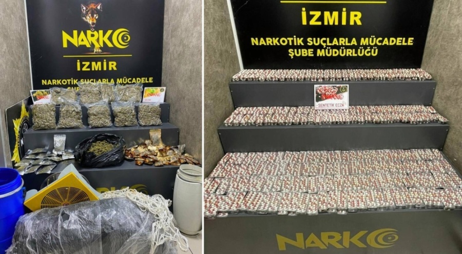 10 kilo esrar ele geçirildi: 2 tutuklama