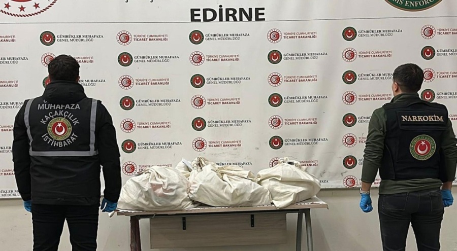 Kapıkule'de 67 kilo uyuşturucu ele geçirildi