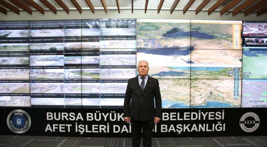 Bursa Büyükşehir Afet Koordinasyon Merkezi hizmete açıldı!