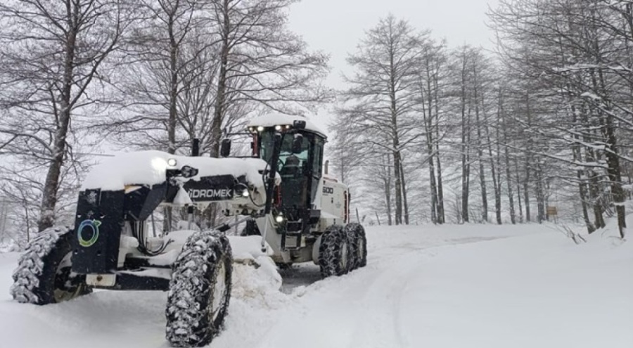 Ordu'da kar kalınlığı 60 santimetreye ulaştı