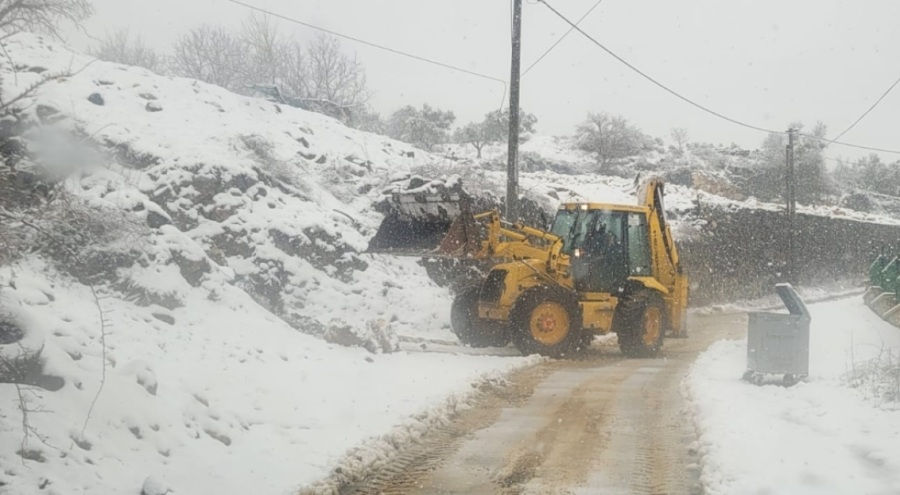 Mudanya'da kar mesaisi