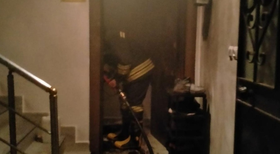 Ev sahibiyle tartışan kiracı evi yaktı!