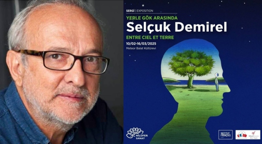 Selçuk Demirel'in "Yerle Gök Arasında" adlı kişisel sergisi Bursa'da sanatseverlerle buluşacak