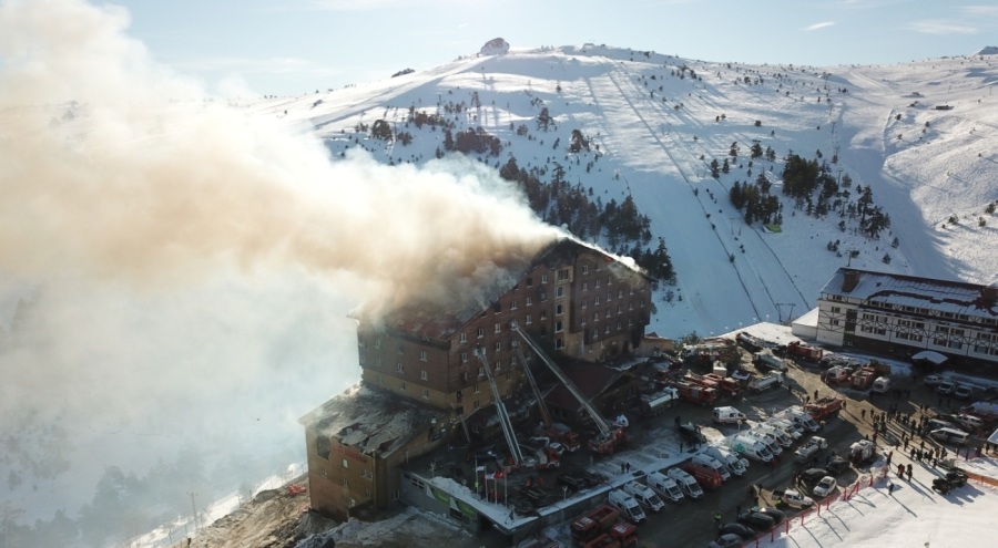 Kartalkaya'daki otel yangını soruşturmasında tutuklu sayısı 22 oldu